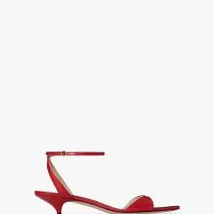 Vika Ankle Strap Kitten Heel
