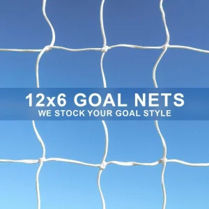 12 x 6 Replacement Football Goal Nets