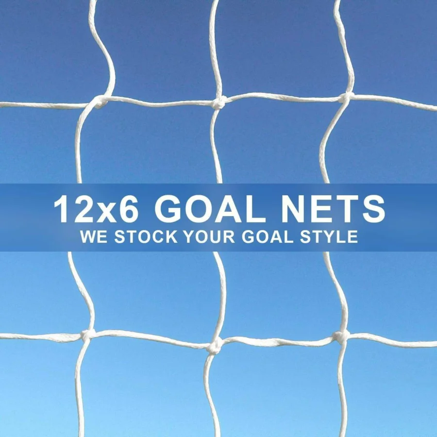 12 x 6 Replacement Football Goal Nets