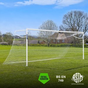 16 x 7 FORZA Steel76 Socketed Football Goal