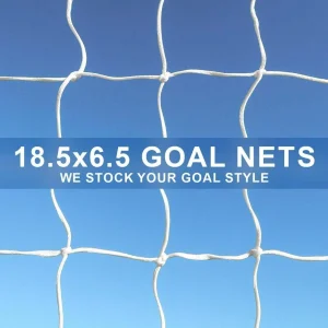 18.5 x 6.5 Replacement Football Goal Nets