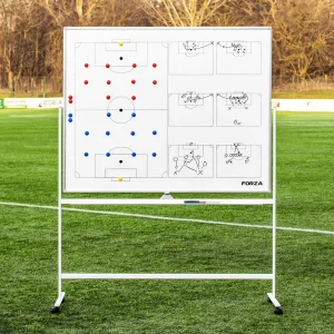 FORZA 150cm x 120cm Double-Sided Wheeled Football Coaching Whiteboard
