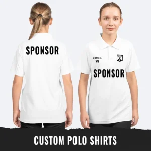 Custom FORZA Junior Girls’ Sports Polo Shirts [5x Sizes]