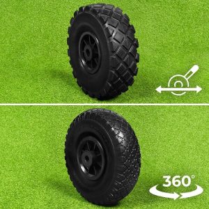 Replacement FORZA Alu110 Football Goal Wheels (Lever & 360° Wheels)