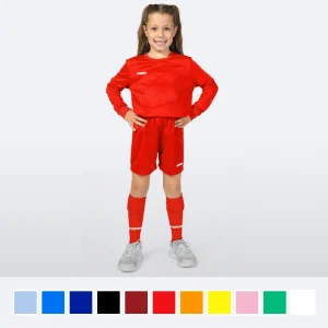 FORZA Kids'/Junior Classic Long Sleeve Football Kits [Ages 5-14]