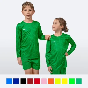 FORZA Kids'/Junior Geo Long Sleeve Football Shirts [Ages 5-14]