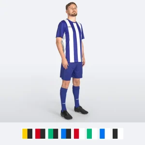 FORZA Men’s Striped Short Sleeve Football Kits [XS-XXL]
