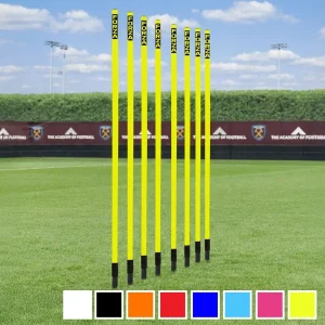 FORZA 5ft Spring Loaded Slalom Training Poles [25mm] - 8x Colours